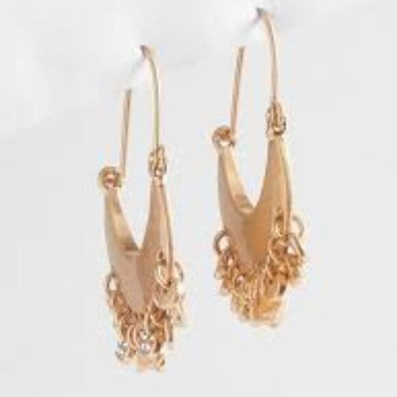 torrid Jewelry - Torrid Beaded Pave Shaky Hoop Earrings - New